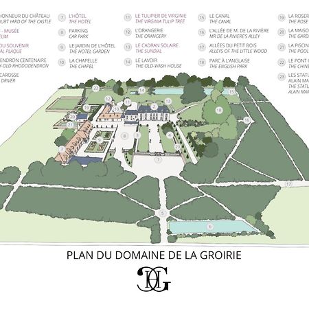 Hotel Du Domaine De La Groirie - Le Mans Trangé Eksteriør bilde